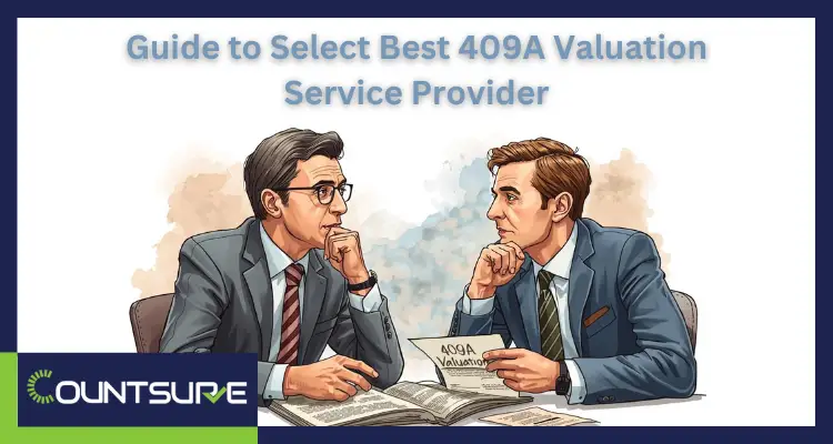 The CEO discussing about how to select best 409A Valuation service provider.