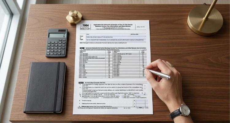 How to File Form 7004 for a Business Tax Extension