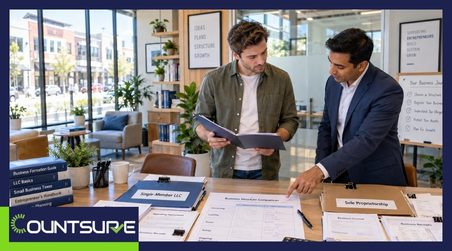 Single-member LLC vs sole proprietorship business structure comparison