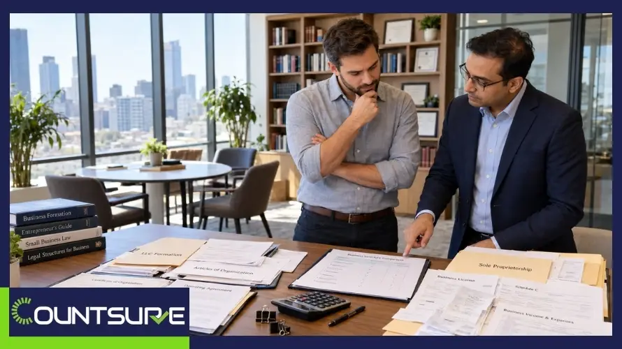 Single-member LLC vs sole proprietorship business structure comparison