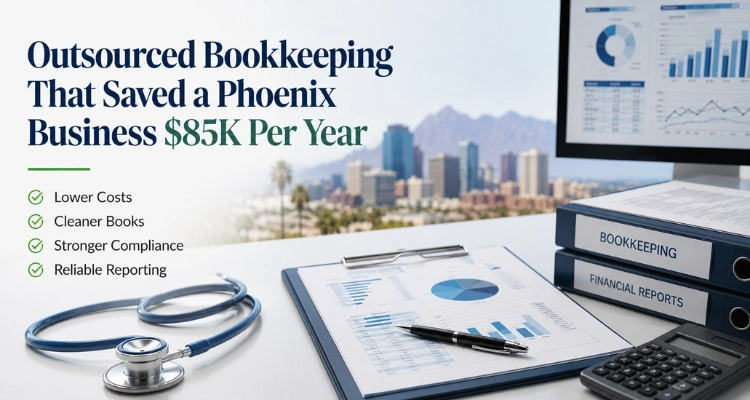 Outsourced Bookkeeping That Saved a Phoenix Business $85K Per Year