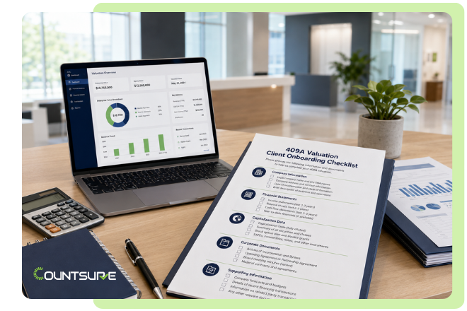 the 409A Valuations Client Onboarding Checklist