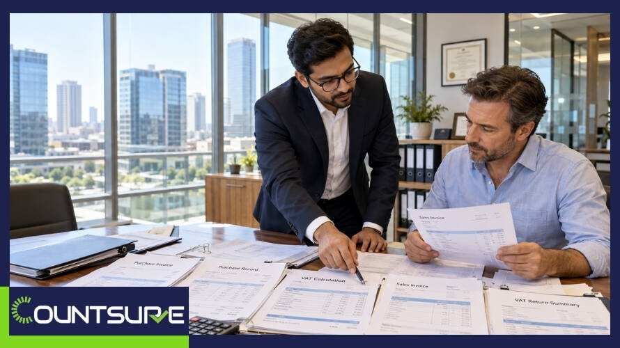 VAT explained showing how value-added tax works for businesses
