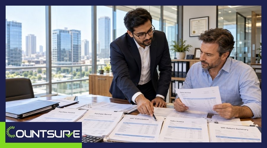VAT explained showing how value-added tax works for businesses